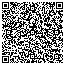 QR code with H & H Greens contacts