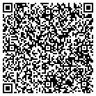 QR code with M & J Wholesale Flowers contacts