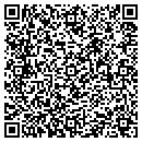 QR code with H B Moving contacts