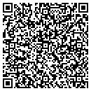 QR code with P & R Trucking contacts