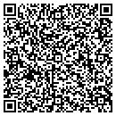 QR code with H Lefeber contacts