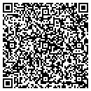 QR code with P And R Builders contacts