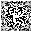QR code with P B Backhoe Services & Snow Removal contacts
