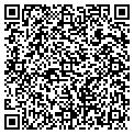 QR code with D & M Vending contacts