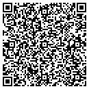 QR code with V A Bindery contacts