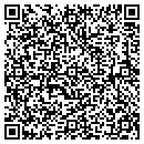 QR code with P R Service contacts