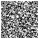 QR code with H & J Cab CO contacts