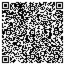 QR code with P E Security contacts