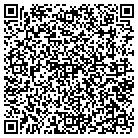 QR code with h brunner design contacts