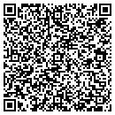 QR code with H Lupton contacts