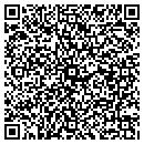 QR code with D & E Rooter Service contacts
