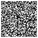 QR code with K And M Woodworking contacts