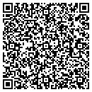 QR code with P & W Saab contacts