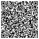 QR code with H & W Books contacts