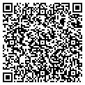 QR code with D & E Jerseys contacts