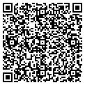 QR code with H & E contacts
