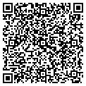 QR code with B & B Cores contacts