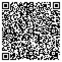 QR code with K & B contacts