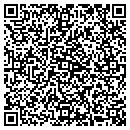 QR code with M James Painting contacts