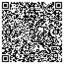QR code with C and R excavating contacts