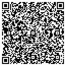 QR code with H & R Towing contacts