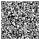 QR code with H B Towing contacts
