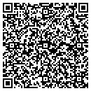 QR code with P Diamond Irrigation contacts