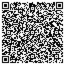 QR code with B & M Excavating Inc contacts