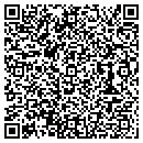 QR code with H & B Cycles contacts