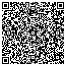 QR code with P & J Engineering contacts