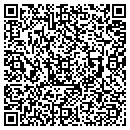 QR code with H & H Tiling contacts