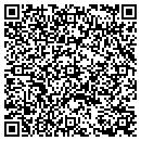 QR code with R & B Service contacts