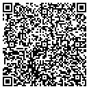 QR code with P 1 Towing contacts