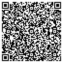 QR code with E Excavation contacts