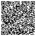 QR code with R & B Trucking contacts