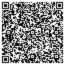 QR code with R Bavender contacts