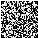 QR code with P & P Excavating contacts