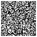 QR code with B & R Wallrock contacts