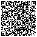QR code with P & D Service contacts