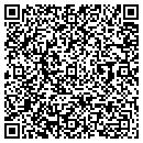 QR code with E & L Towing contacts