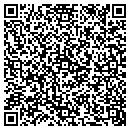 QR code with E & E Excavation contacts
