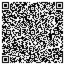 QR code with H & S Dozer contacts
