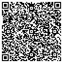 QR code with H A Garbage Service contacts