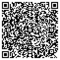 QR code with B & G Backhoe Srvc contacts