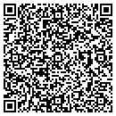 QR code with V & M Towing contacts
