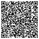 QR code with P W Towing contacts