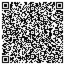 QR code with B & E Towing contacts