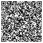 QR code with H 2 X Hydro Excavation contacts