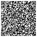 QR code with P & D Excavating contacts