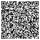 QR code with E & D Excavating Inc contacts